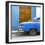 Cuba Fuerte Collection SQ - Havana 109 Street Blue-Philippe Hugonnard-Framed Photographic Print