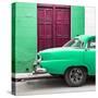 Cuba Fuerte Collection SQ - Havana 109 Street Green-Philippe Hugonnard-Stretched Canvas