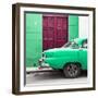 Cuba Fuerte Collection SQ - Havana 109 Street Green-Philippe Hugonnard-Framed Photographic Print