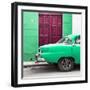 Cuba Fuerte Collection SQ - Havana 109 Street Green-Philippe Hugonnard-Framed Photographic Print