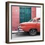 Cuba Fuerte Collection SQ - Havana 109 Street Orange-Philippe Hugonnard-Framed Photographic Print