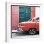 Cuba Fuerte Collection SQ - Havana 109 Street Orange-Philippe Hugonnard-Framed Photographic Print