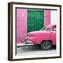 Cuba Fuerte Collection SQ - Havana 109 Street Pink-Philippe Hugonnard-Framed Photographic Print