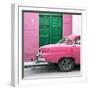 Cuba Fuerte Collection SQ - Havana 109 Street Pink-Philippe Hugonnard-Framed Photographic Print