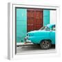 Cuba Fuerte Collection SQ - Havana 109 Street Turquoise-Philippe Hugonnard-Framed Photographic Print