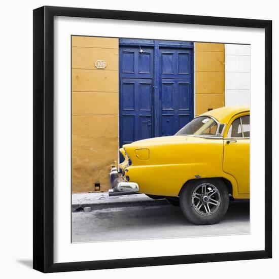 Cuba Fuerte Collection SQ - Havana 109 Street Yellow-Philippe Hugonnard-Framed Photographic Print