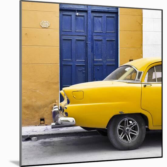 Cuba Fuerte Collection SQ - Havana 109 Street Yellow-Philippe Hugonnard-Mounted Photographic Print