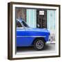 Cuba Fuerte Collection SQ - Havana Blue Car-Philippe Hugonnard-Framed Photographic Print