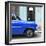 Cuba Fuerte Collection SQ - Havana Blue Car-Philippe Hugonnard-Framed Photographic Print