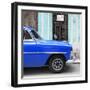 Cuba Fuerte Collection SQ - Havana Blue Car-Philippe Hugonnard-Framed Photographic Print