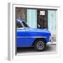 Cuba Fuerte Collection SQ - Havana Blue Car-Philippe Hugonnard-Framed Photographic Print