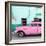 Cuba Fuerte Collection SQ - Havana Classic American Pink Car-Philippe Hugonnard-Framed Photographic Print