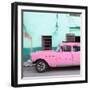 Cuba Fuerte Collection SQ - Havana Classic American Pink Car-Philippe Hugonnard-Framed Photographic Print