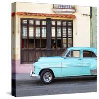 Cuba Fuerte Collection SQ - Havana Club and Blue Classic Car-Philippe Hugonnard-Stretched Canvas