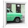 Cuba Fuerte Collection SQ - Havana Green Car-Philippe Hugonnard-Framed Photographic Print