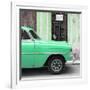 Cuba Fuerte Collection SQ - Havana Green Car-Philippe Hugonnard-Framed Photographic Print