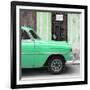 Cuba Fuerte Collection SQ - Havana Green Car-Philippe Hugonnard-Framed Photographic Print