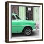 Cuba Fuerte Collection SQ - Havana Green Car-Philippe Hugonnard-Framed Photographic Print