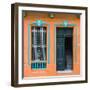 Cuba Fuerte Collection SQ - Havana Orange Façade-Philippe Hugonnard-Framed Photographic Print