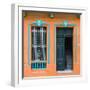 Cuba Fuerte Collection SQ - Havana Orange Façade-Philippe Hugonnard-Framed Photographic Print