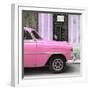 Cuba Fuerte Collection SQ - Havana Pink Car-Philippe Hugonnard-Framed Photographic Print