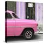 Cuba Fuerte Collection SQ - Havana Pink Car-Philippe Hugonnard-Stretched Canvas