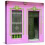 Cuba Fuerte Collection SQ - Havana Pink Façade-Philippe Hugonnard-Stretched Canvas