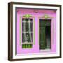 Cuba Fuerte Collection SQ - Havana Pink Façade-Philippe Hugonnard-Framed Photographic Print