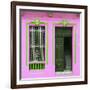 Cuba Fuerte Collection SQ - Havana Pink Façade-Philippe Hugonnard-Framed Photographic Print