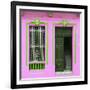 Cuba Fuerte Collection SQ - Havana Pink Façade-Philippe Hugonnard-Framed Photographic Print