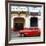 Cuba Fuerte Collection SQ - Havana Red Car-Philippe Hugonnard-Framed Photographic Print