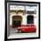 Cuba Fuerte Collection SQ - Havana Red Car-Philippe Hugonnard-Framed Photographic Print