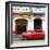 Cuba Fuerte Collection SQ - Havana Red Car-Philippe Hugonnard-Framed Photographic Print