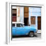 Cuba Fuerte Collection SQ - Havana's Blue Vintage Car-Philippe Hugonnard-Framed Photographic Print