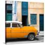 Cuba Fuerte Collection SQ - Havana's Orange Vintage Car-Philippe Hugonnard-Stretched Canvas