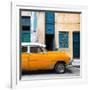 Cuba Fuerte Collection SQ - Havana's Orange Vintage Car-Philippe Hugonnard-Framed Photographic Print