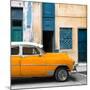 Cuba Fuerte Collection SQ - Havana's Orange Vintage Car-Philippe Hugonnard-Mounted Photographic Print