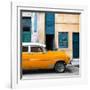 Cuba Fuerte Collection SQ - Havana's Orange Vintage Car-Philippe Hugonnard-Framed Photographic Print