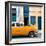 Cuba Fuerte Collection SQ - Havana's Orange Vintage Car-Philippe Hugonnard-Framed Photographic Print