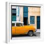 Cuba Fuerte Collection SQ - Havana's Orange Vintage Car-Philippe Hugonnard-Framed Photographic Print