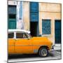 Cuba Fuerte Collection SQ - Havana's Orange Vintage Car-Philippe Hugonnard-Mounted Photographic Print