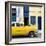 Cuba Fuerte Collection SQ - Havana's Yellow Vintage Car-Philippe Hugonnard-Framed Photographic Print