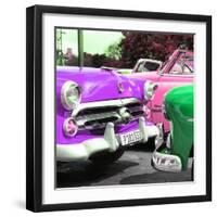 Cuba Fuerte Collection SQ - Havana Vintage Classic Cars-Philippe Hugonnard-Framed Photographic Print