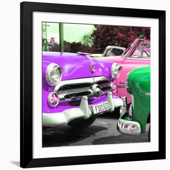 Cuba Fuerte Collection SQ - Havana Vintage Classic Cars-Philippe Hugonnard-Framed Photographic Print