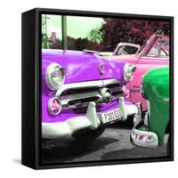 Cuba Fuerte Collection SQ - Havana Vintage Classic Cars-Philippe Hugonnard-Framed Stretched Canvas