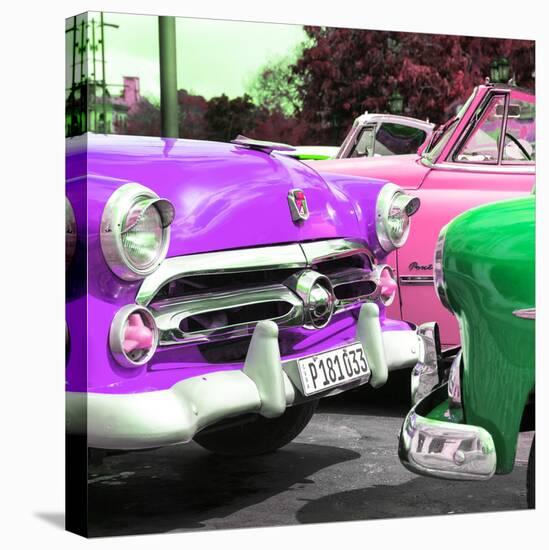 Cuba Fuerte Collection SQ - Havana Vintage Classic Cars-Philippe Hugonnard-Stretched Canvas