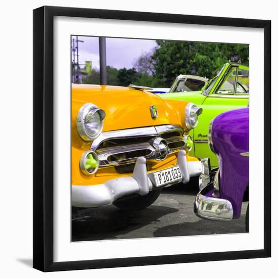 Cuba Fuerte Collection SQ - Havana Vintage Classic Cars-Philippe Hugonnard-Framed Photographic Print