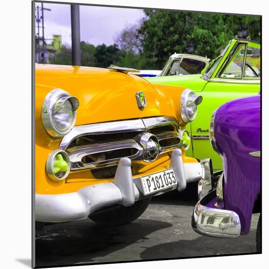 Cuba Fuerte Collection SQ - Havana Vintage Classic Cars-Philippe Hugonnard-Mounted Photographic Print