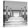 Cuba Fuerte Collection SQ II - Boardwalk on the Beach-Philippe Hugonnard-Stretched Canvas