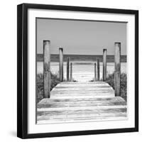 Cuba Fuerte Collection SQ II - Boardwalk on the Beach-Philippe Hugonnard-Framed Photographic Print